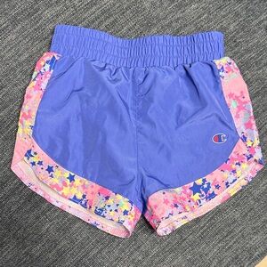 Champion Starry Blue and Pink Athletic Shorts